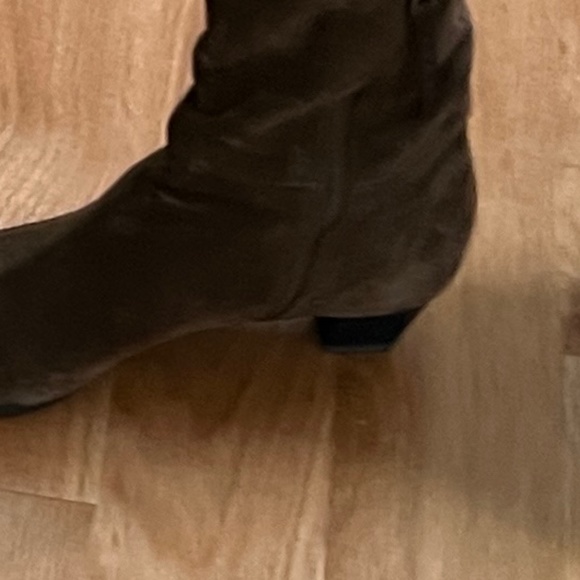 Prada Suede Square-Toe Boots - Picture 11 of 12